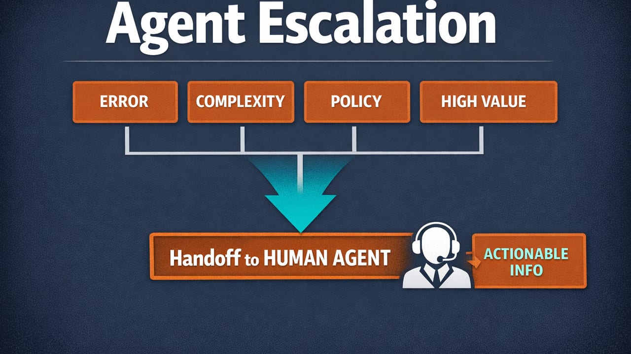 Agent Escalation: When to Hand Off to a Human vs. Keep Handling