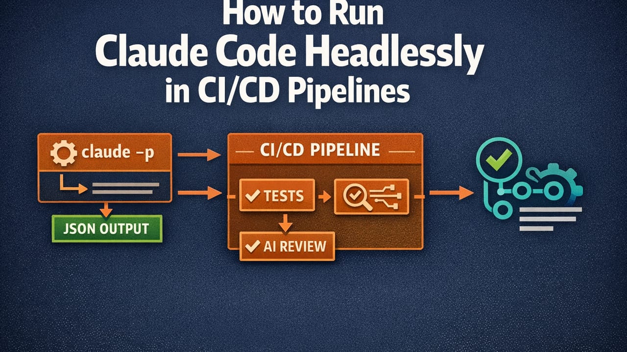How to Run Claude Code Headlessly in CI/CD Pipelines