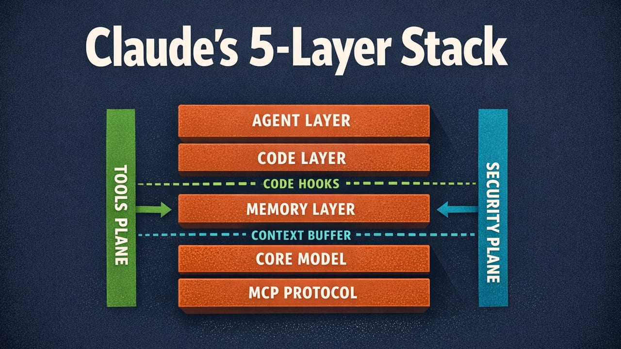 Claude's 5-Layer Stack: MCP, Hooks, Skills, and Subagents Explained