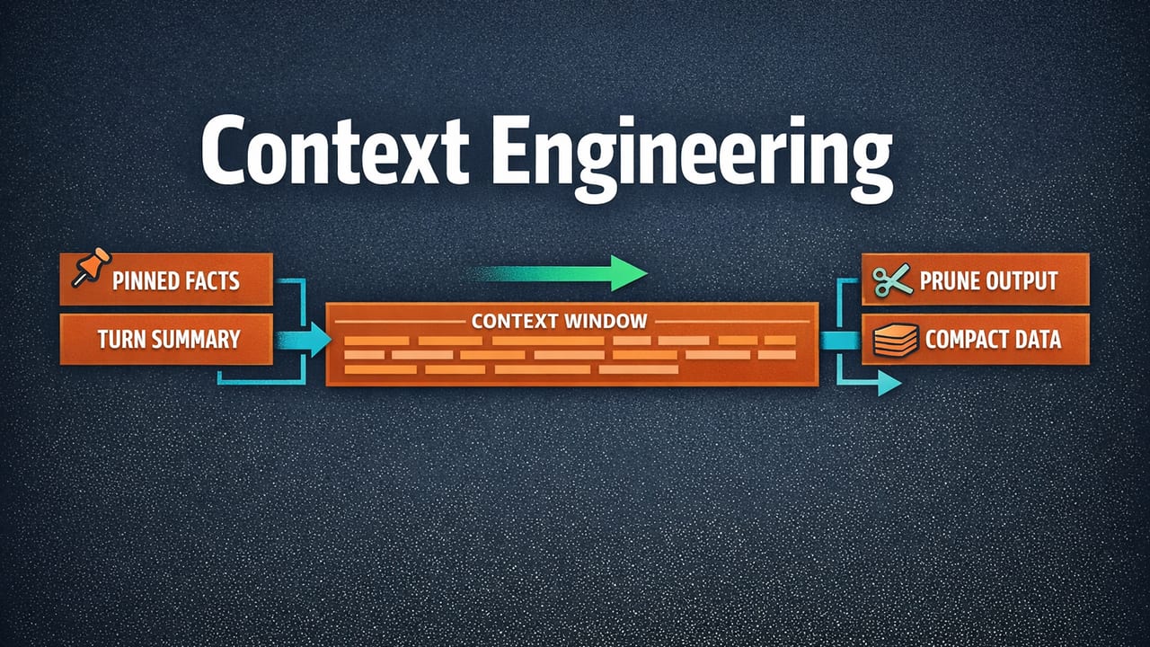 Context Engineering: Pin, Summarize, Prune, and Compact