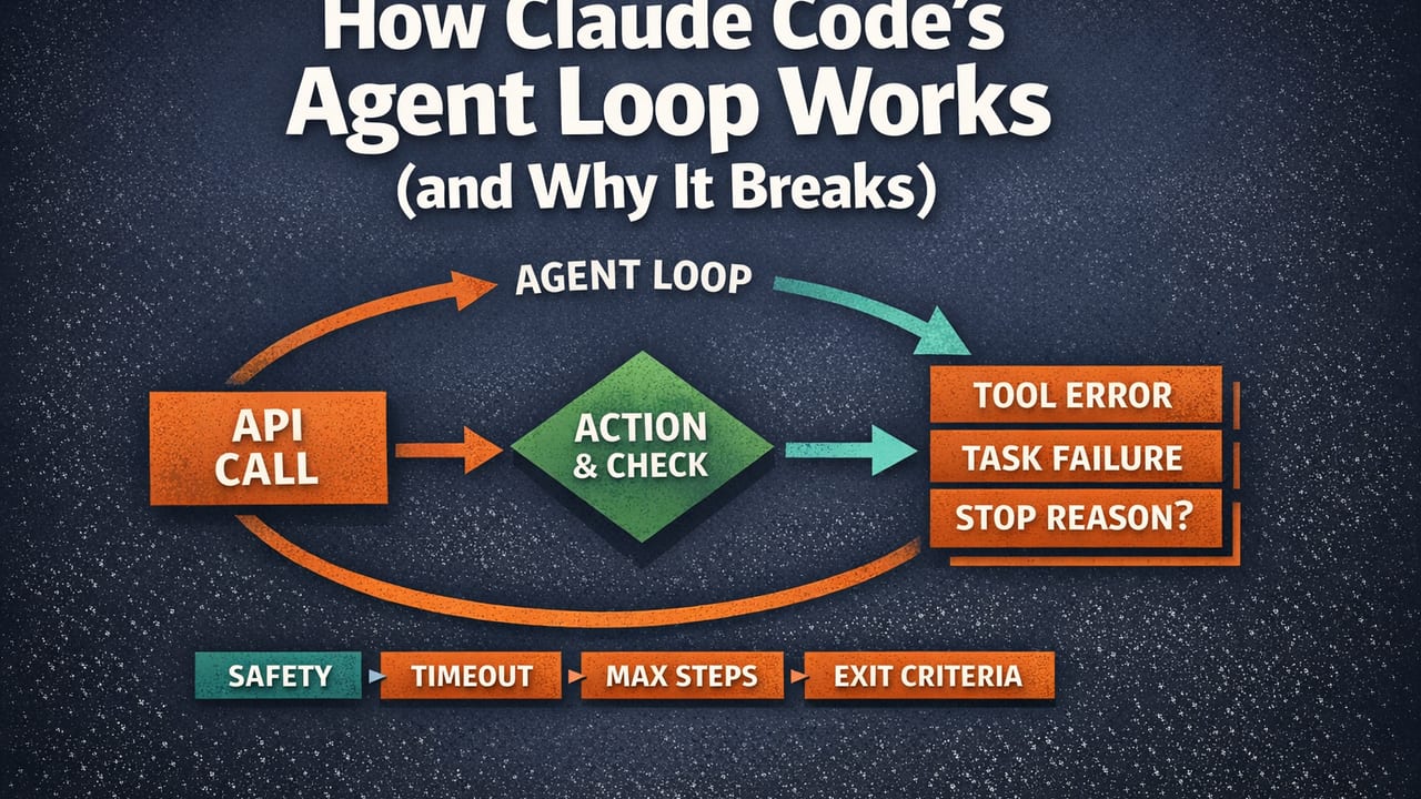 How Claude Code's Agent Loop Works (and Why It Breaks)