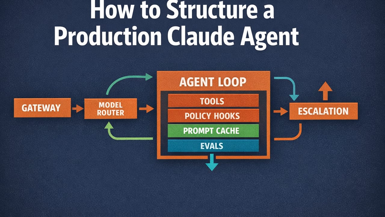 How to Structure a Production Claude Agent: All Layers Explained