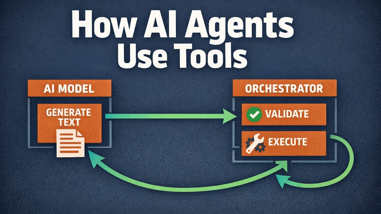 How AI Agents Use Tools: The Model vs. Orchestrator Split