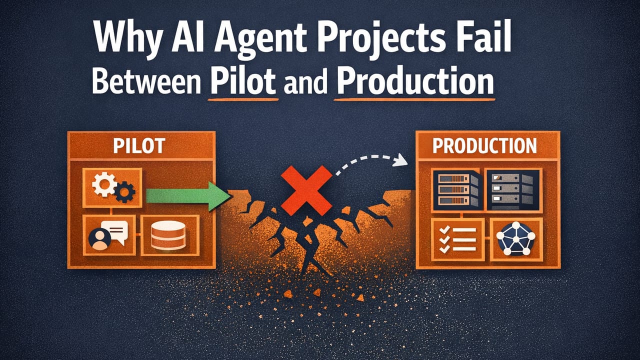 Why AI Agent Projects Fail Between Pilot and Production