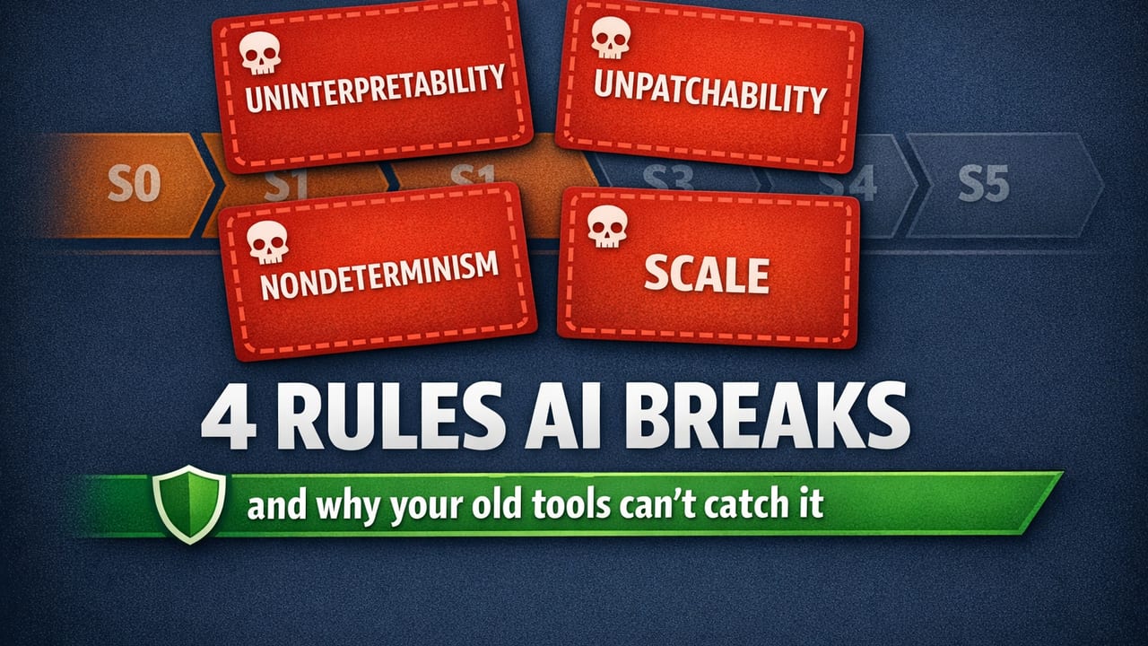 Why AI Is Uniquely Attackable: The Four Properties That Break Security